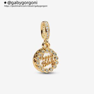 Pandora Happy Birthday Cake Dangle Charm